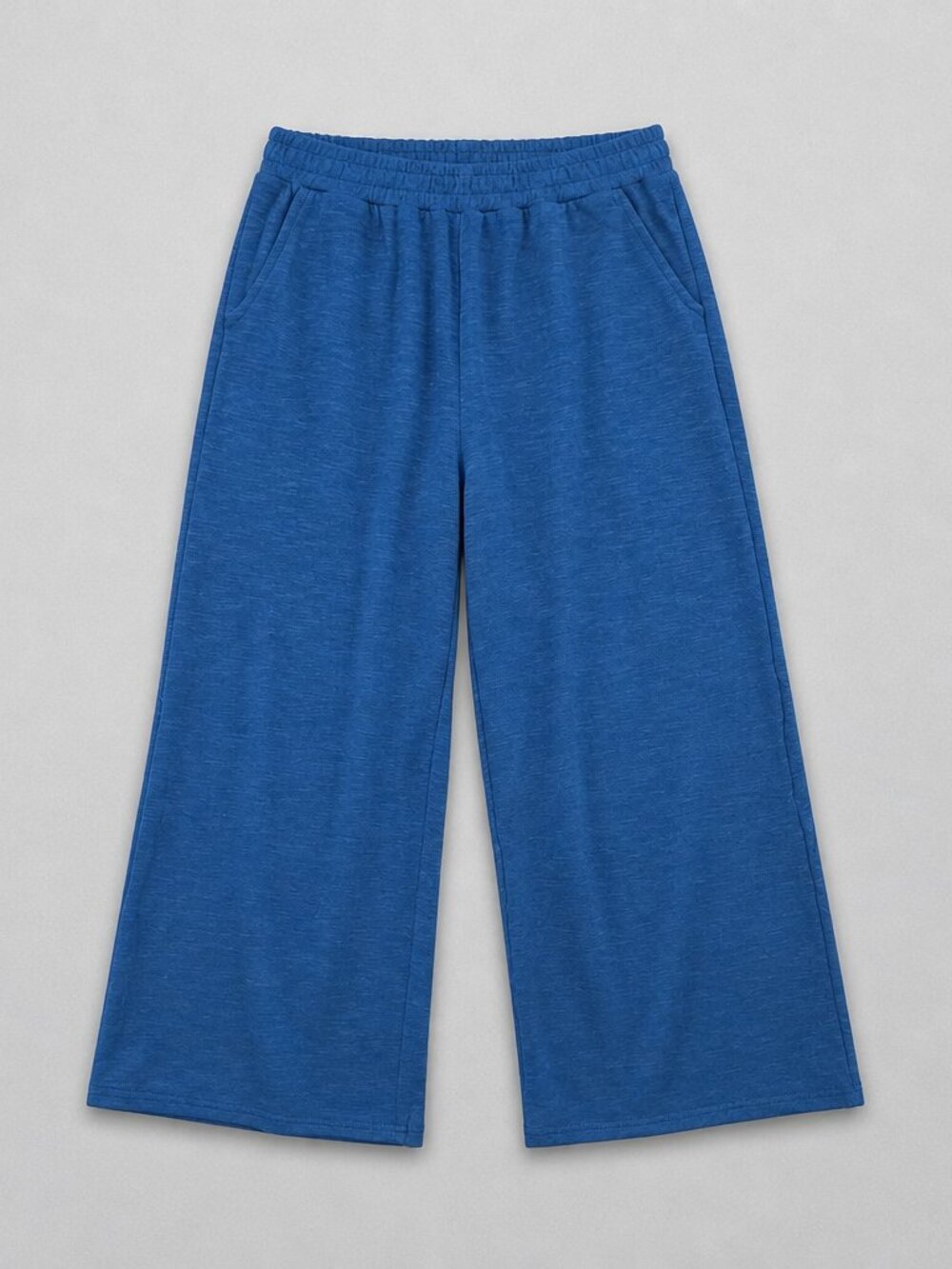 Zenana Blue Wide-Leg Pants -Medium